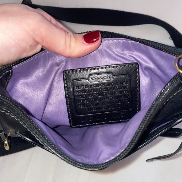 Black Coach Crossbody - Picture 4 of 5